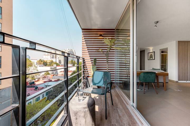 Blueground | Polanco, rooftop garden gallery image 5