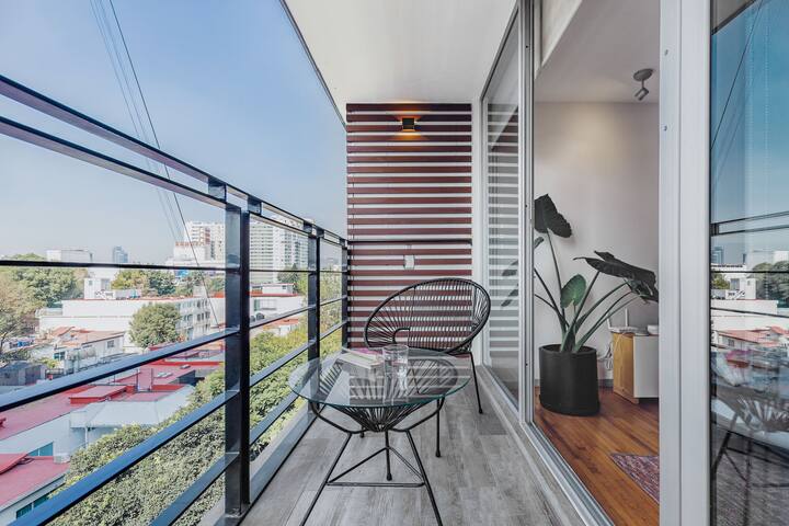 Blueground | Polanco, rooftop garden gallery image 5