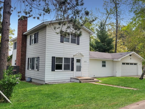 Beautiful Home across from the Houghton Lake Beach