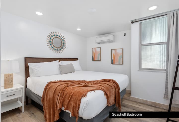 Habitación con concha marina