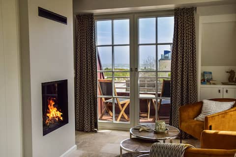 Leistungsstarkes Airbnb: Land in sight with sauna in List Auf Sylt