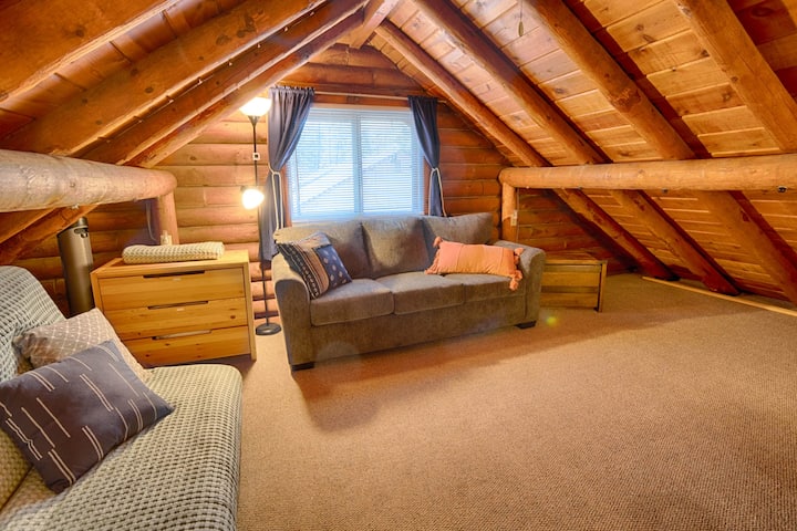 Loft: sleeper sofa / futon / play area