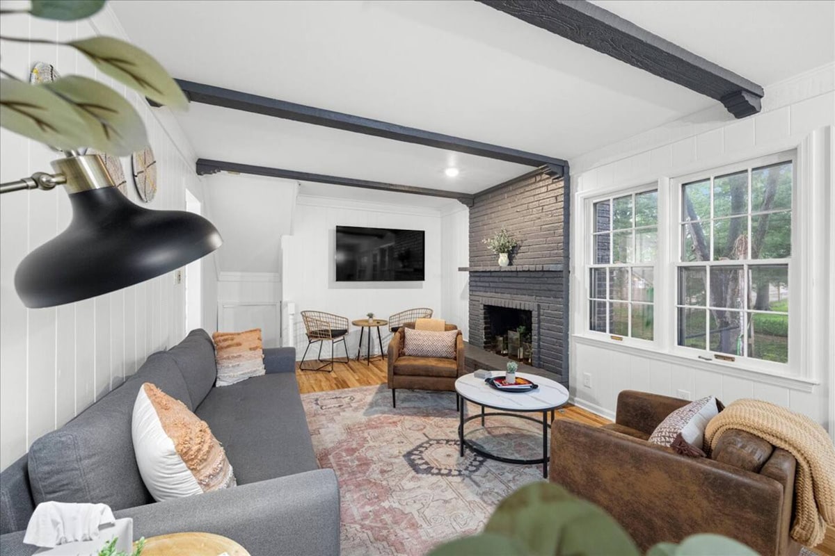 Living Room w/ 65" Smart TV