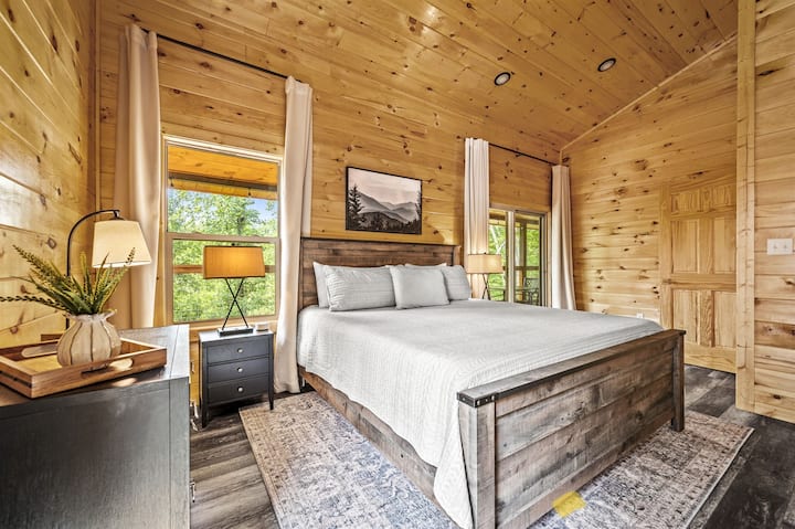 Chambre avec lit King Size à l'étage