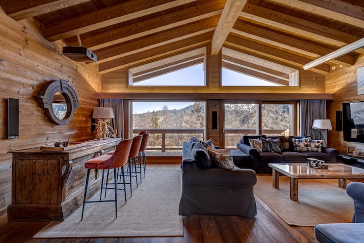 Snowflake Chalet - Jacuzzi - Sauna - Chalets for Rent in Riddes