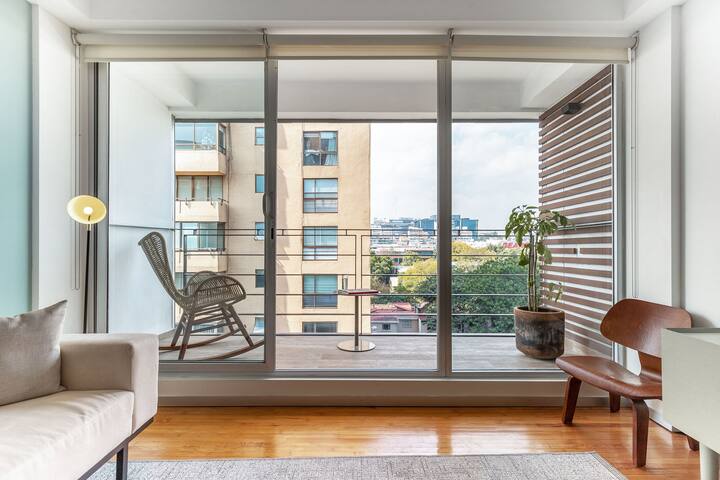 Blueground | Polanco, rooftop garden gallery image 5