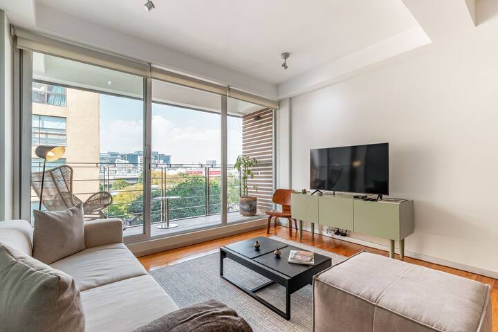 Blueground | Polanco, rooftop garden gallery image 3