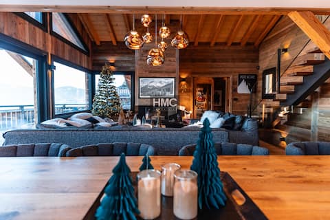 1712, skis on your feet, jacuzzi and panoramic view