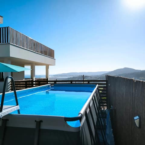 House with Atlantic View · Pool and Views