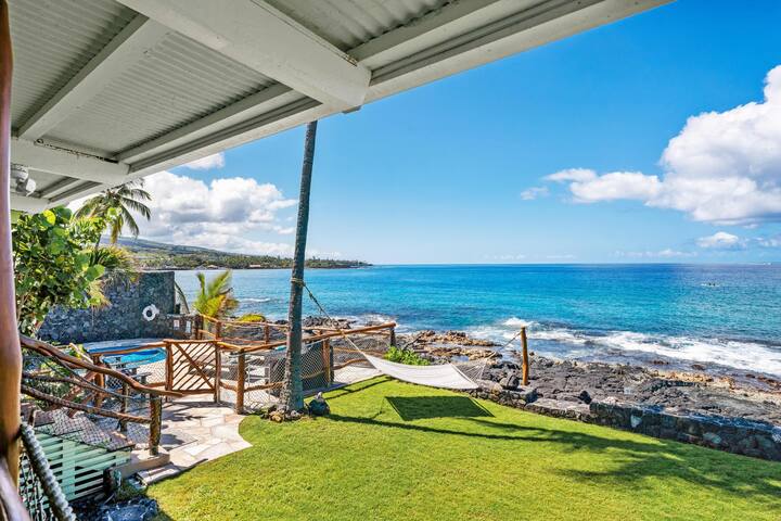 Oceanfront Tranquility at Hale Maluhia, Kona Coast