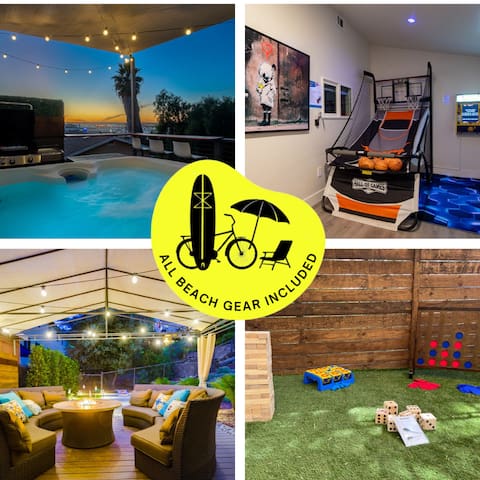 Lux Escape 3 • Views, 2 Hot Tubs, Games, Mini Golf