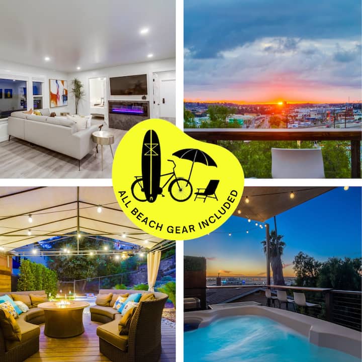 Lux Escape 1 • Views, Hot Tub, Games, Mini Golf - San Diego, CA