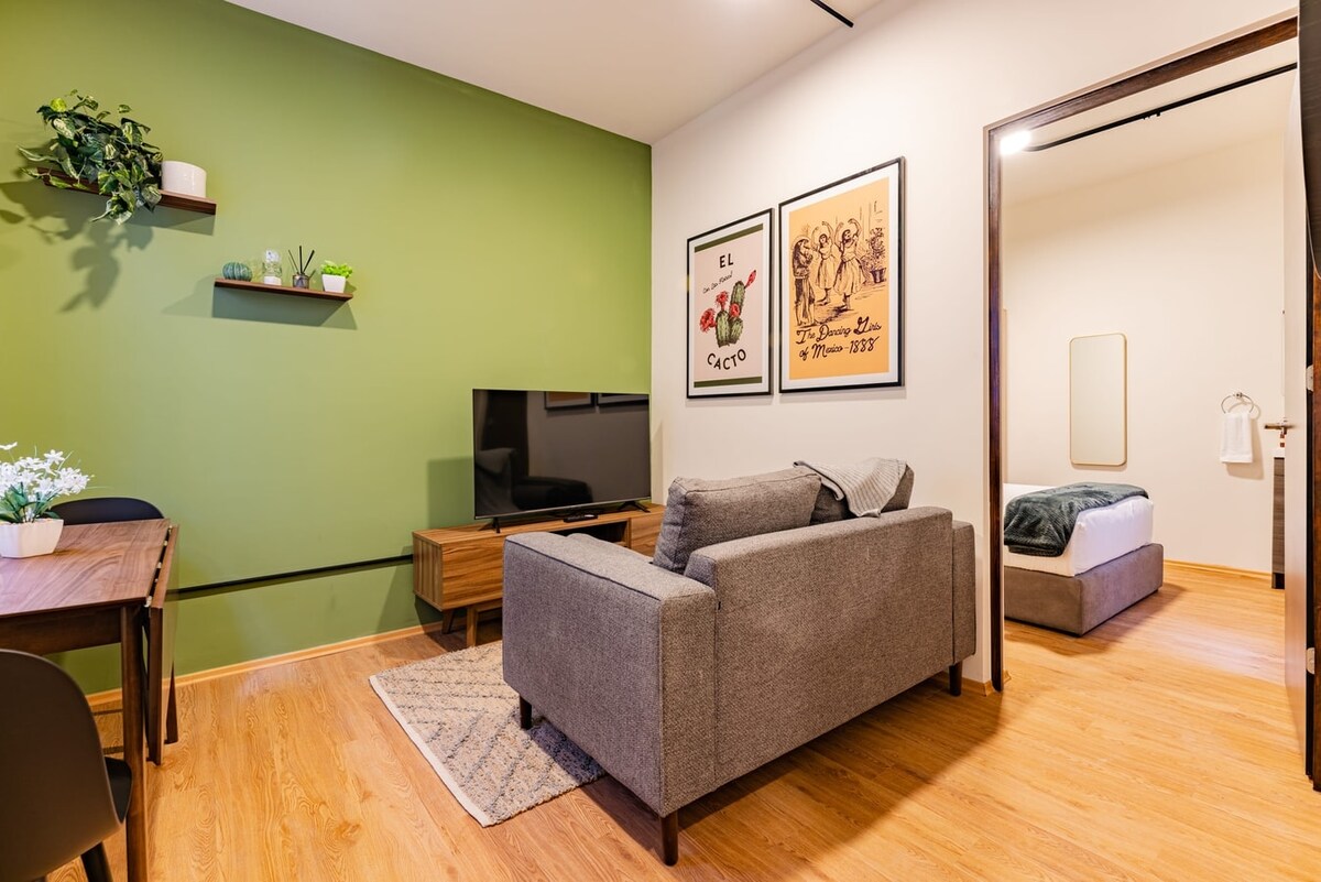 Top Airbnb: VH | Near Polanco cozy loft + wifi | | 359 en Los Manzanos