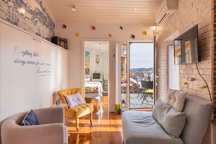 Peaceful Loft - Amazing Terrace & View - Apartments for Rent in Lisbon ...