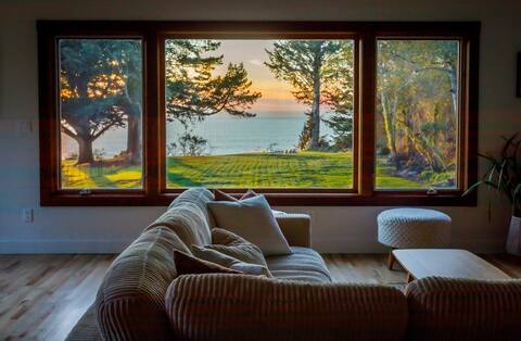 Private Coastal Home with hot tub and ocean views!