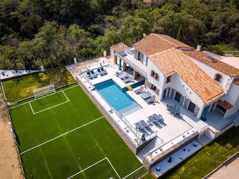 Mas Sureda Soccer field indoor outdoor pools