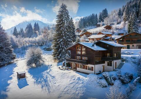 Mountain holiday for 12 with spa