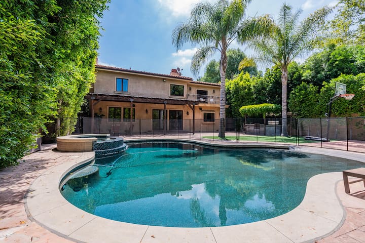 Elegant Encino Villa with Pool & Luxe Amenities