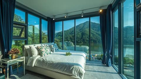 Bukhan River View, Private Spa, Individual Barbecue Room, a2 (Spa, Water Leisure)