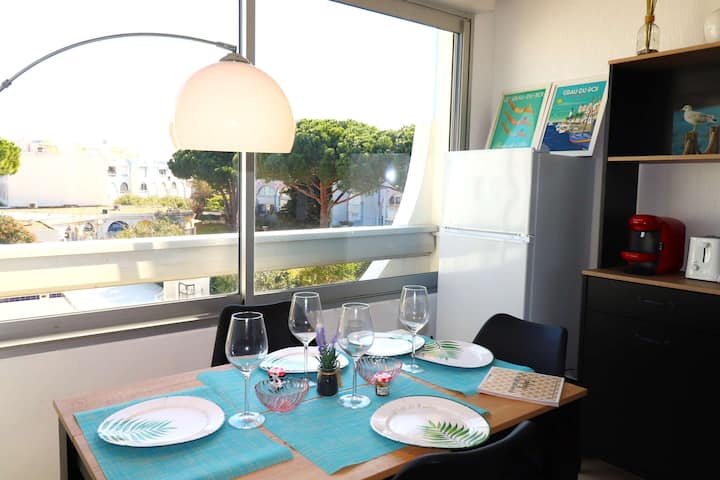 Studio Cabin Renovated Swimming Pool Near Beach - Le Grau-du-Roi