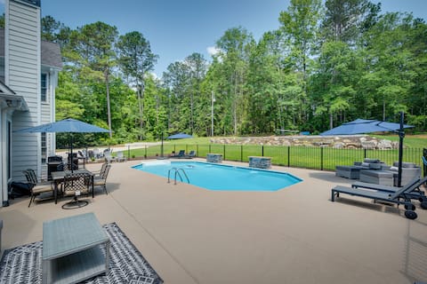 Newnan Vacation Rental w/ Pool & Pickleball Court!