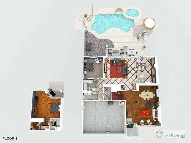 777Rentals – 7BR/5BA – Model House Mansion gallery image 3