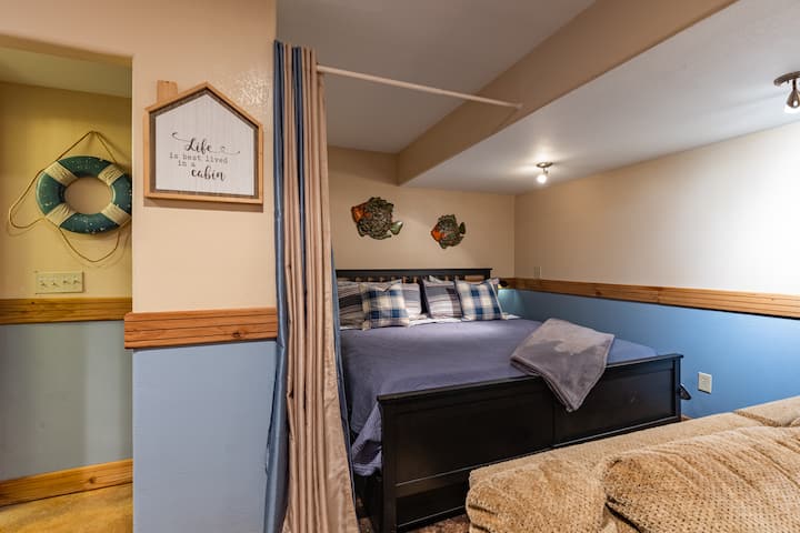 Lit King Size pour vous reposer la tête.