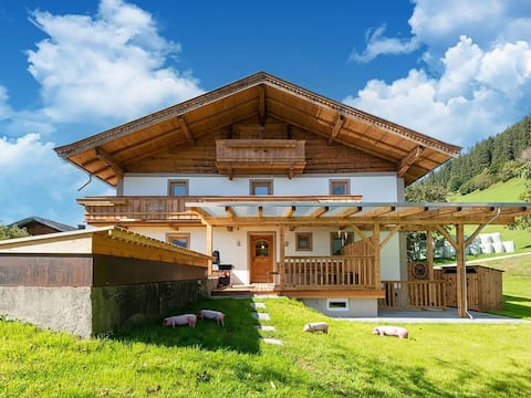 Renovated farmhouse Stoanerbauer with view