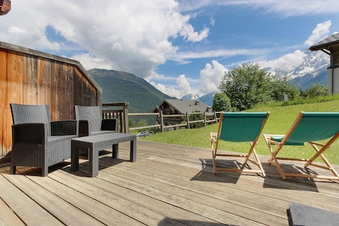 New House 1 – Ski-in ski-out – View of Mont Blanc