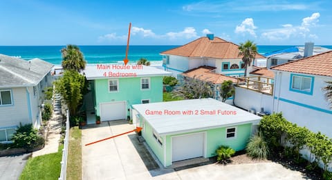 A1A Oceanfront Beach House Retreat w/Hot Tub