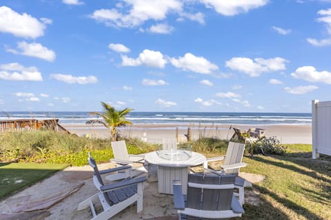 A1A Oceanfront Beach House Retreat w/Hot Tub