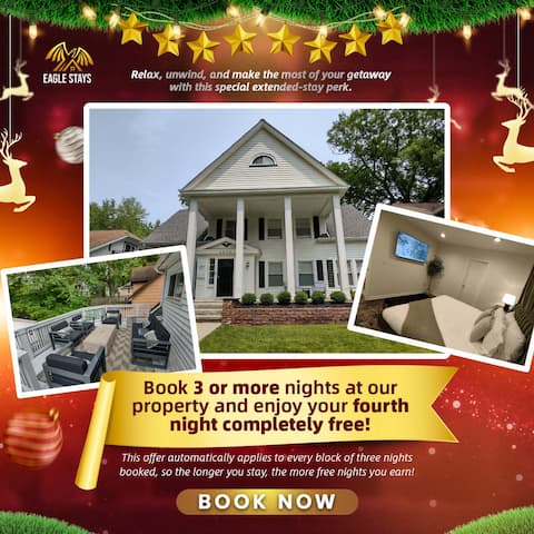 Family Fun Oasis! 5BR w/ Epic Game Room | Sleeps 1