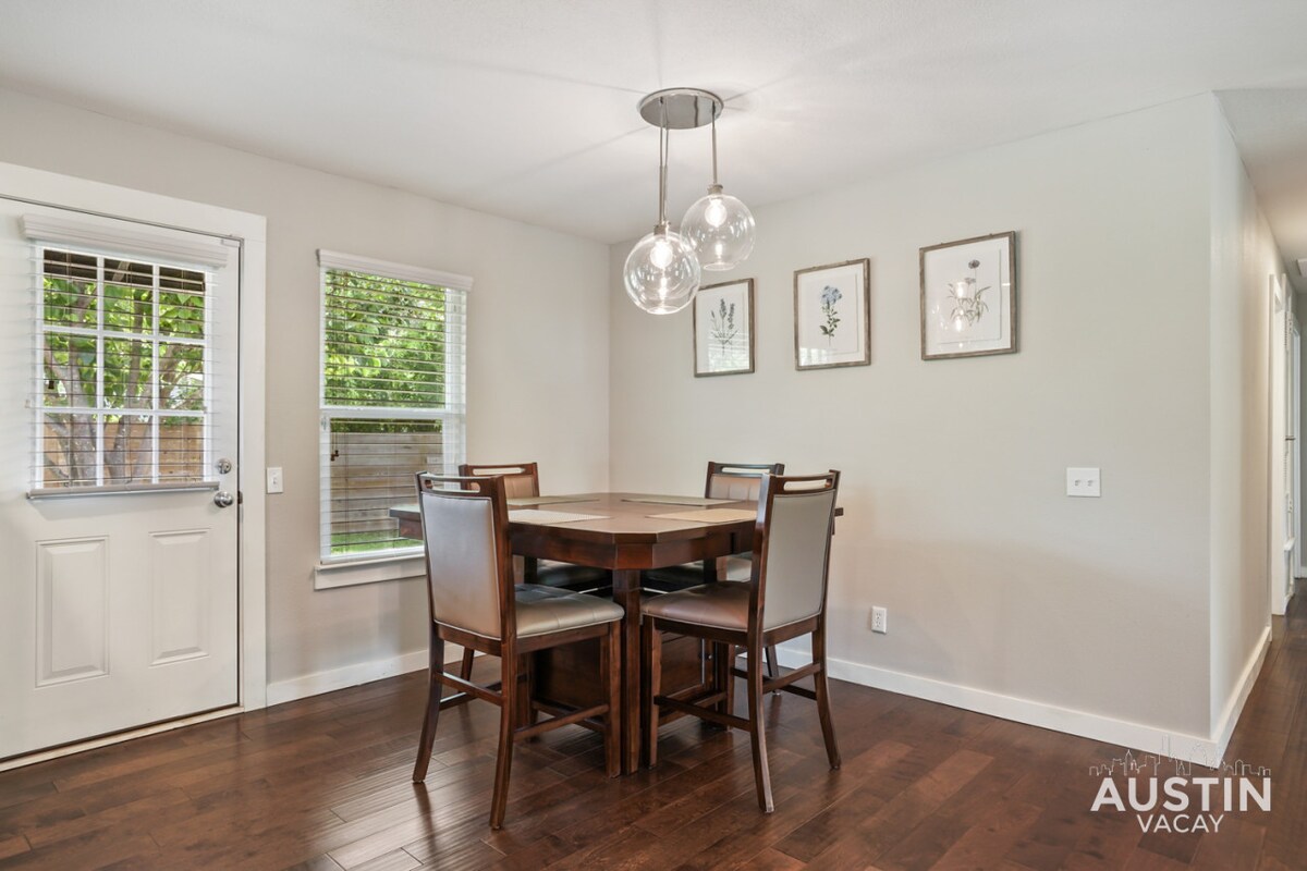 North ATX Retreat w Open Concept Layout + Backyard