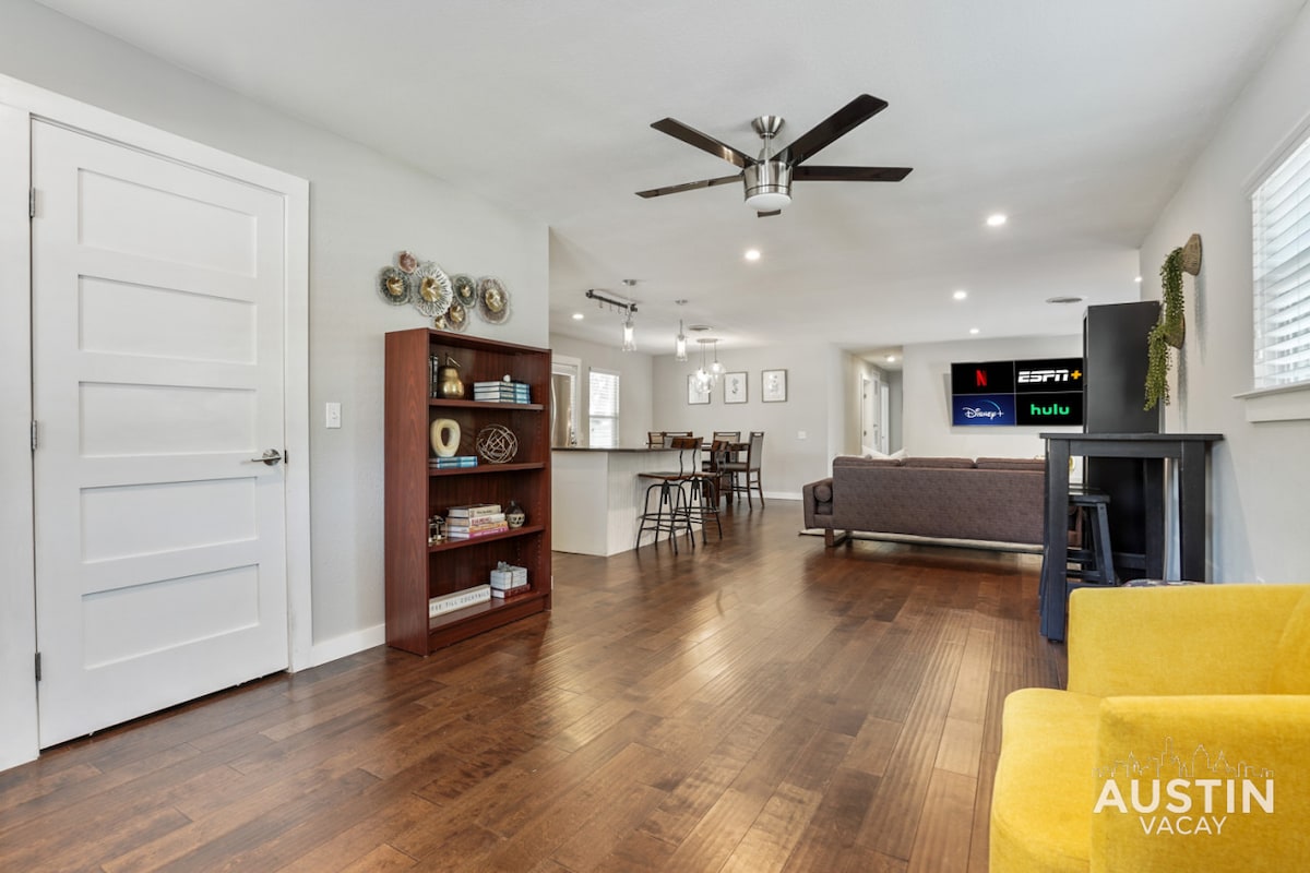 North ATX Retreat w Open Concept Layout + Backyard
