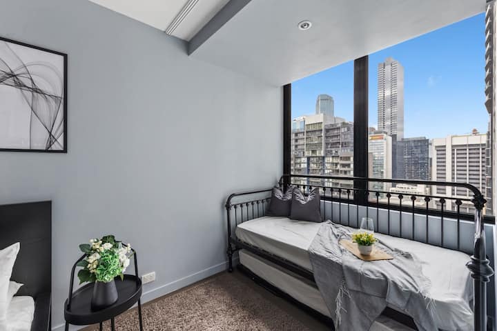 City-view Studio Near Southern Cross - Melbourne