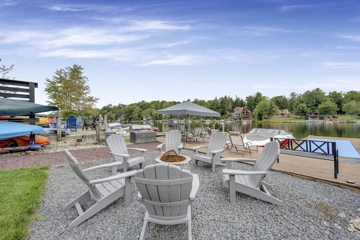 Great Lake Escape By Pmr: 8br Lakefront Bliss - Pocono Mountains, PA