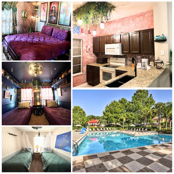 Magical Themed Home W/ Private Pool, By Disney - Four Corners, FL