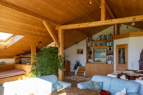 Apartment with large panoramic window (Ufering