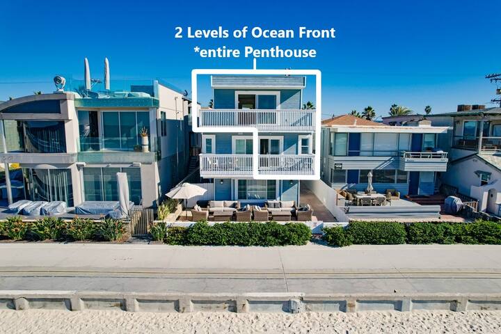 Ocean Front with 3 Water View Decks! gallery image 2
