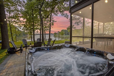Waterfront w/ Hot Tub + Dock | Harbor View Haven
