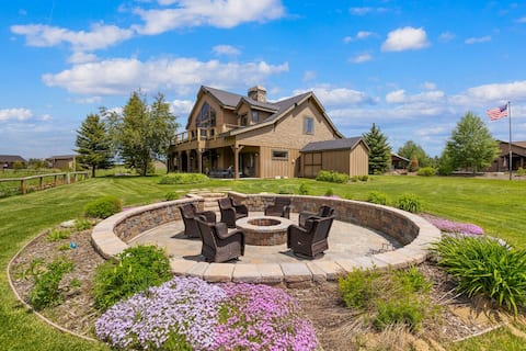 Mountain Tyme-AC-hot tub-garage-firepit-chefkitchn