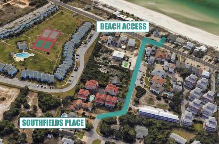 Updated 2022 ~ 1 Block From Beach ~ Private Patio - Rosemary Beach, FL