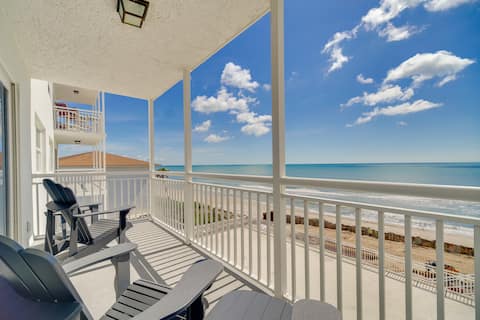 Oceanfront Satellite Beach Condo w/ Balcony, Views