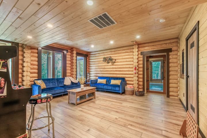 Log House W Pool, Tennis Court, Sauna - Camelback - Pennsylvania