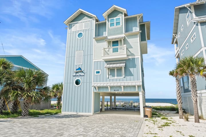 Beachfront Home - Sailfish | Pool | Pet Friendly - Mexico Beach, FL