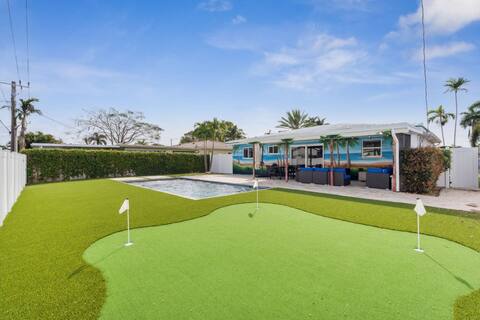 Mini Golf Oasis with Heated Pool