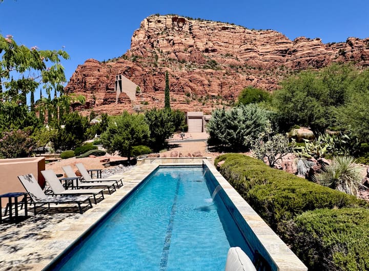 Pool! Red Rocks/chapel Views! Hot Tub, Ev Charger! - Sedona, AZ