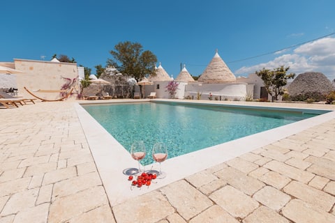 Luxury Trulli Zaccano with Private Pool