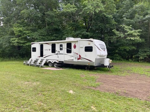 150 Acres of Nature w/ River, Camper