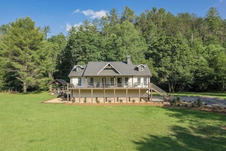 Modern Creek Farmhous 12 Guests,hot Tub, Games - Blue Ridge, GA